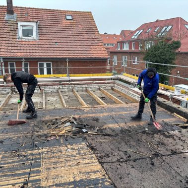 Haus Carola, Flachdachsanierung