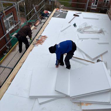 Haus Carola, Flachdachsanierung