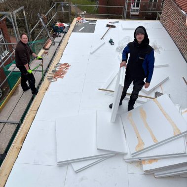 Haus Carola, Flachdachsanierung