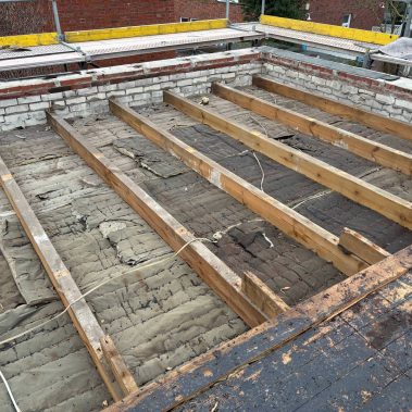 Haus Carola, Flachdachsanierung