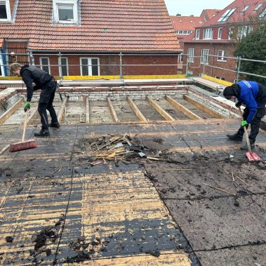 Haus Carola, Flachdachsanierung